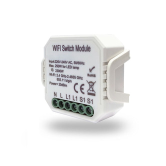 DENKIRS RL1001-SM Одноканальное Wi-Fi реле-выключатель 1 x 2300 Вт   250 Вт для LED