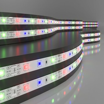 ELEKTROSTANDART 2835 12V 60Led 4,8W IP20 RGB   Лента светодиодная  60Led 4,8W IP20 RGB (цена за 1м)
