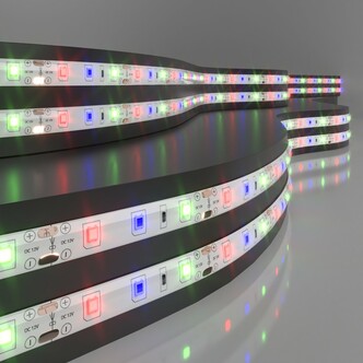 ELEKTROSTANDART 2835 12V 60Led 4,8W IP65 RGB   Лента светодиодная  60Led 4,8W IP65 RGB (цена за 1м)