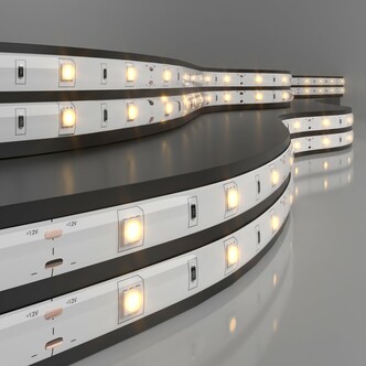 ELEKTROSTANDART 5050 12V 30Led 7,2W IP65 Лента свет 30Led 7,2W IP65 3300K теплый белый(цена за 1м)