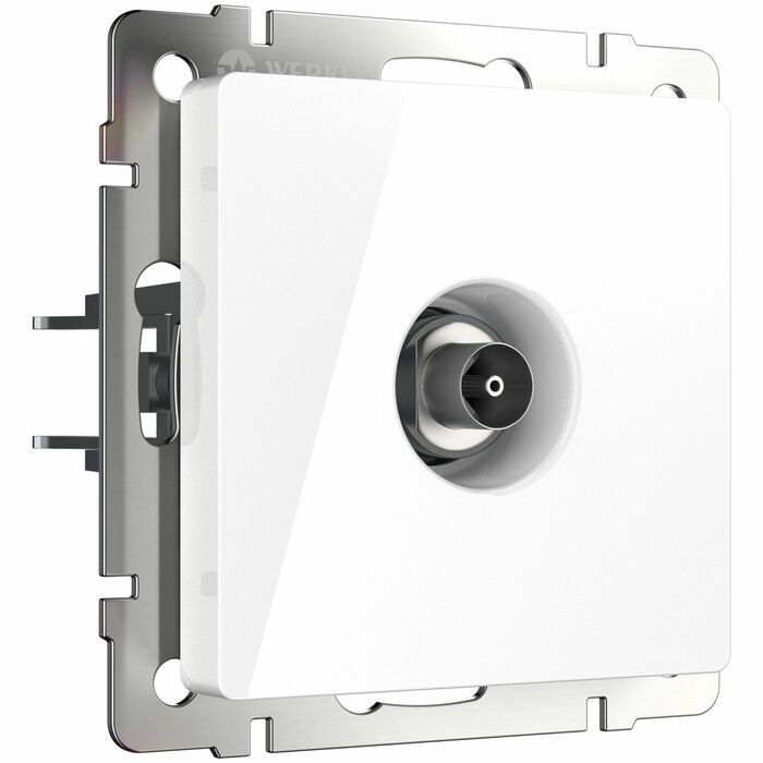 Werkel W1183001  ТВ-розетка оконечная (белый)