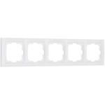 Werkel W0052001  Рамка на 5 постов Snabb basic (белый)