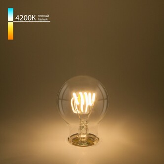 ELEKTROSTANDART BLE2708   Светодиодная лампа Classic FD 6W 4200K E27 (A60 спираль прозрачный)