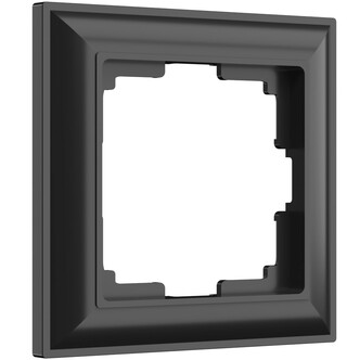 Werkel W0012208  Рамка на 1 пост Fiore (черный матовый)