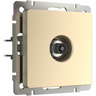 Werkel W1183011  ТВ-розетка оконечная (шампань)