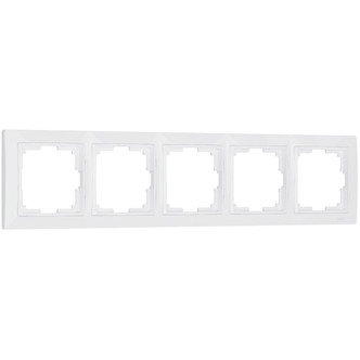 Werkel W0052001  Рамка на 5 постов Snabb basic (белый)