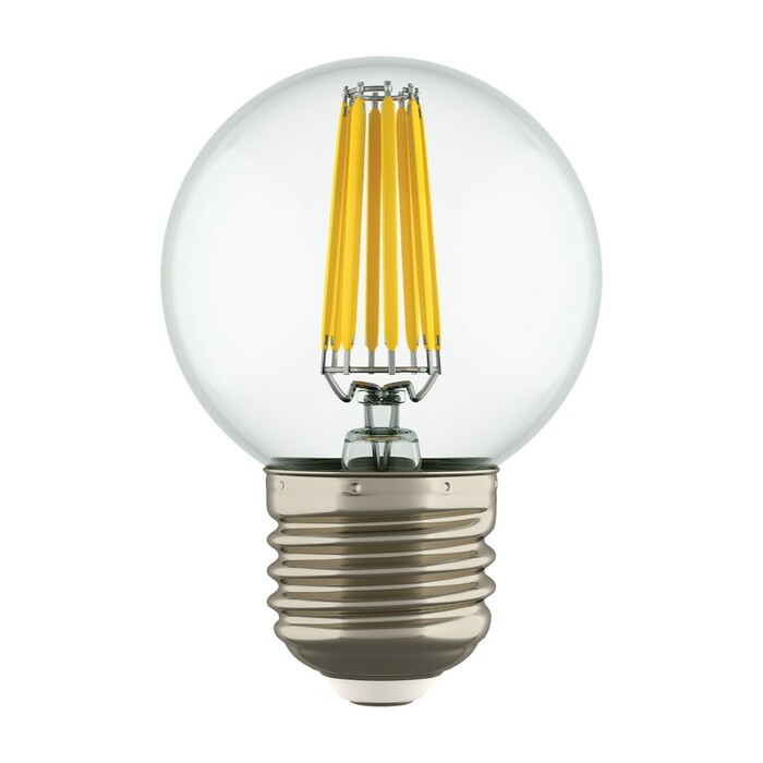 LIGHTSTAR 933822 Лампа LED FILAMENT 220V G50  E27 6W=65W 400-430LM 360G CL 3000K 30000H