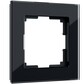 Werkel W0011108  Рамка на 1 пост Favorit (черный,стекло)
