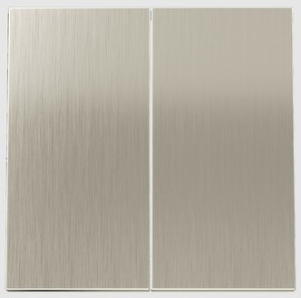 Voltum Клавиши для выключателя переключателя двухклавишного, S70 Metal (никель) VLSM000311