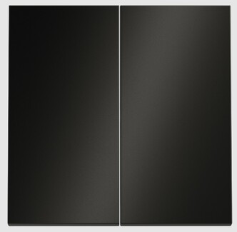 Voltum Клавиши для выключателя переключателя двухклавишного, S70 Metal (антрацит) VLSM000312