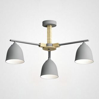 Потолочная Люстра Noa 3 Gray By Imperiumloft By Imperiumloft