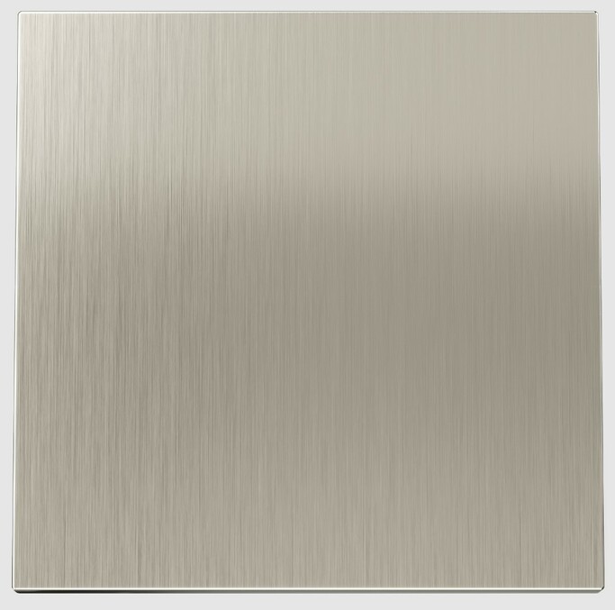 Voltum Клавиша для выключателя переключателя одноклавишного, S70 Metal (никель) VLSM000111