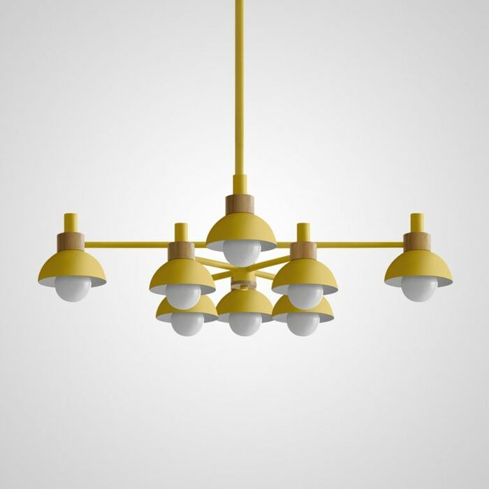 Люстра На Штанге Fanta A 8 Lights Yellow By Imperiumloft