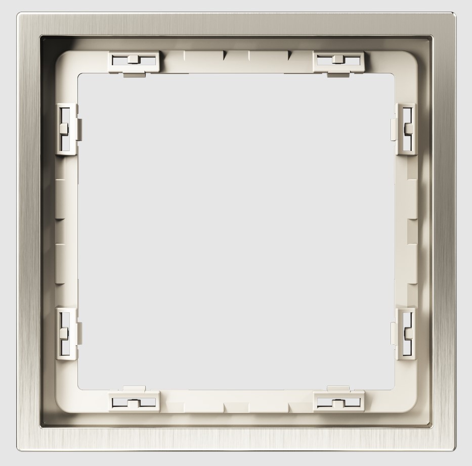 Voltum Рамка металлическая на 1 пост, S70 Metal (никель) VLSM120111