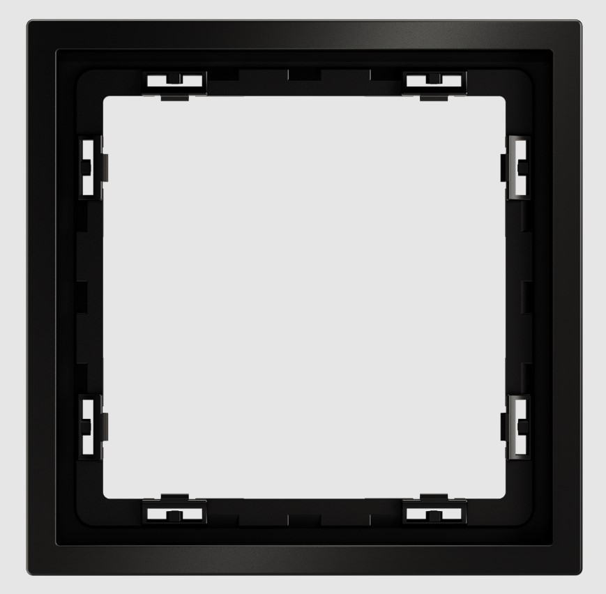 Voltum Рамка металлическая на 1 пост, S70 Metal (антрацит) VLSM120112