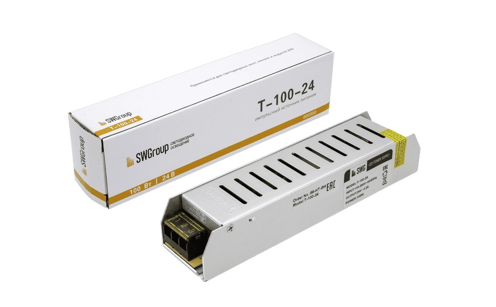 Блок питания 24В 100Вт T-100-24
