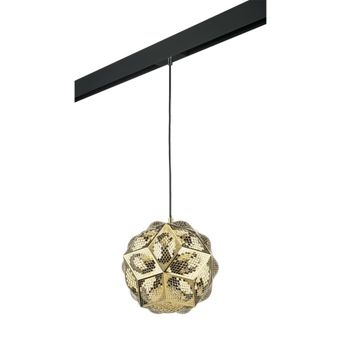 LIGHTSTAR PRO724312 Светильник д 1-фазн трека FERMO 1х40W E27 ЗОЛОТО ЧЕРНЫЙ (724312+595007)