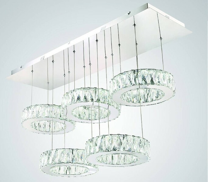 SWG 000858 Люстра светодиодная хрустальная