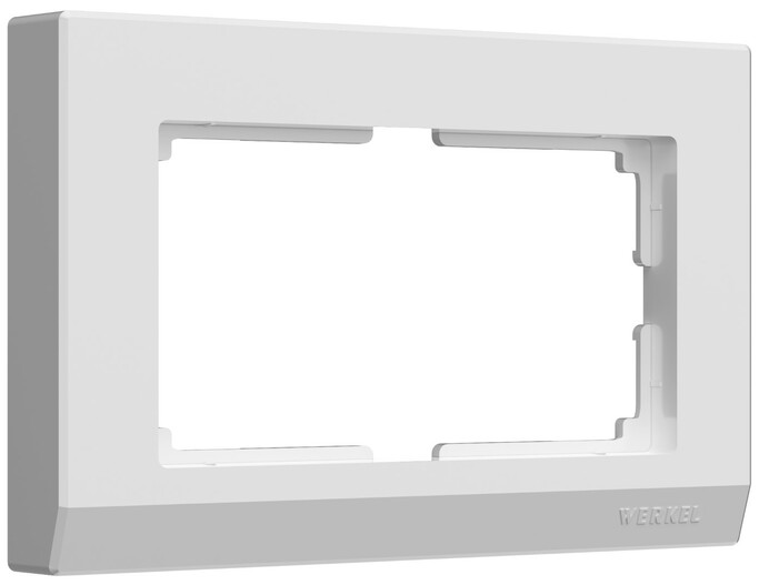 Werkel W0081801  Рамка для двойной розетки Stark (белый)