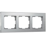 Werkel W0031706  Рамка на 3 поста Aluminium (алюминий)