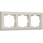 Werkel W0031803  Рамка на 3 поста Stark (слоновая кость)