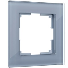 Werkel W0011115  Рамка на 1 пост Favorit (серый,стекло)