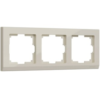 Werkel W0031803  Рамка на 3 поста Stark (слоновая кость)