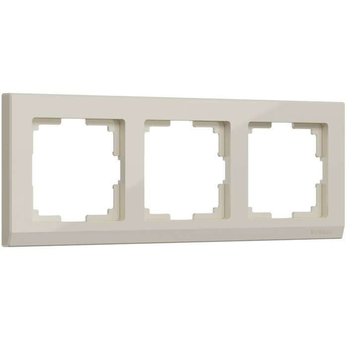 Werkel W0031803  Рамка на 3 поста Stark (слоновая кость)