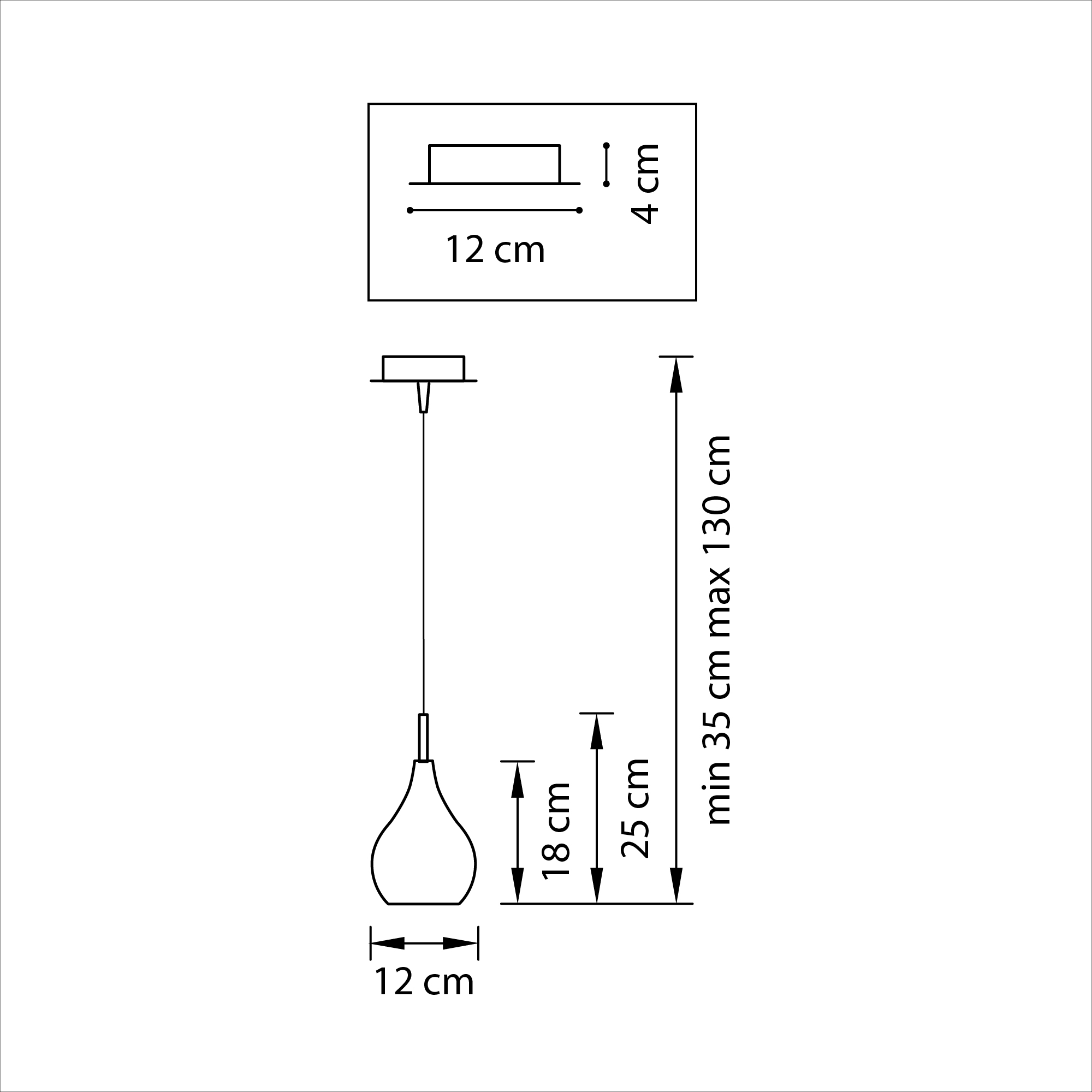 Подвес LIGHTSTAR Pentola 803030
