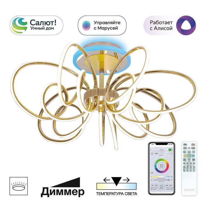 Люстра CITILUX SALMA SMART CL224A172