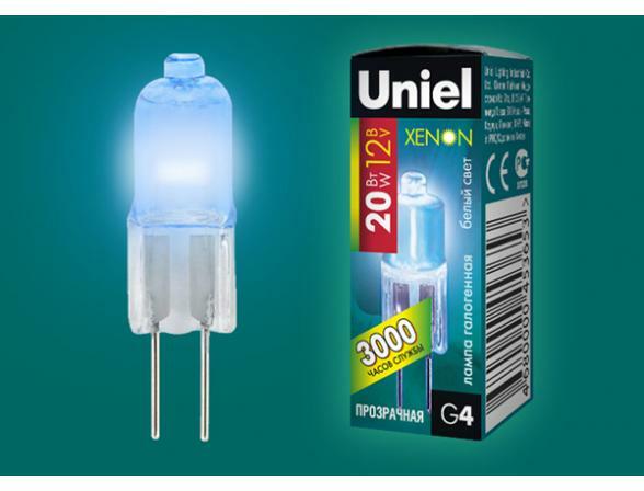 Лампочка UNIEL JC-CL-X12/20/G4 W