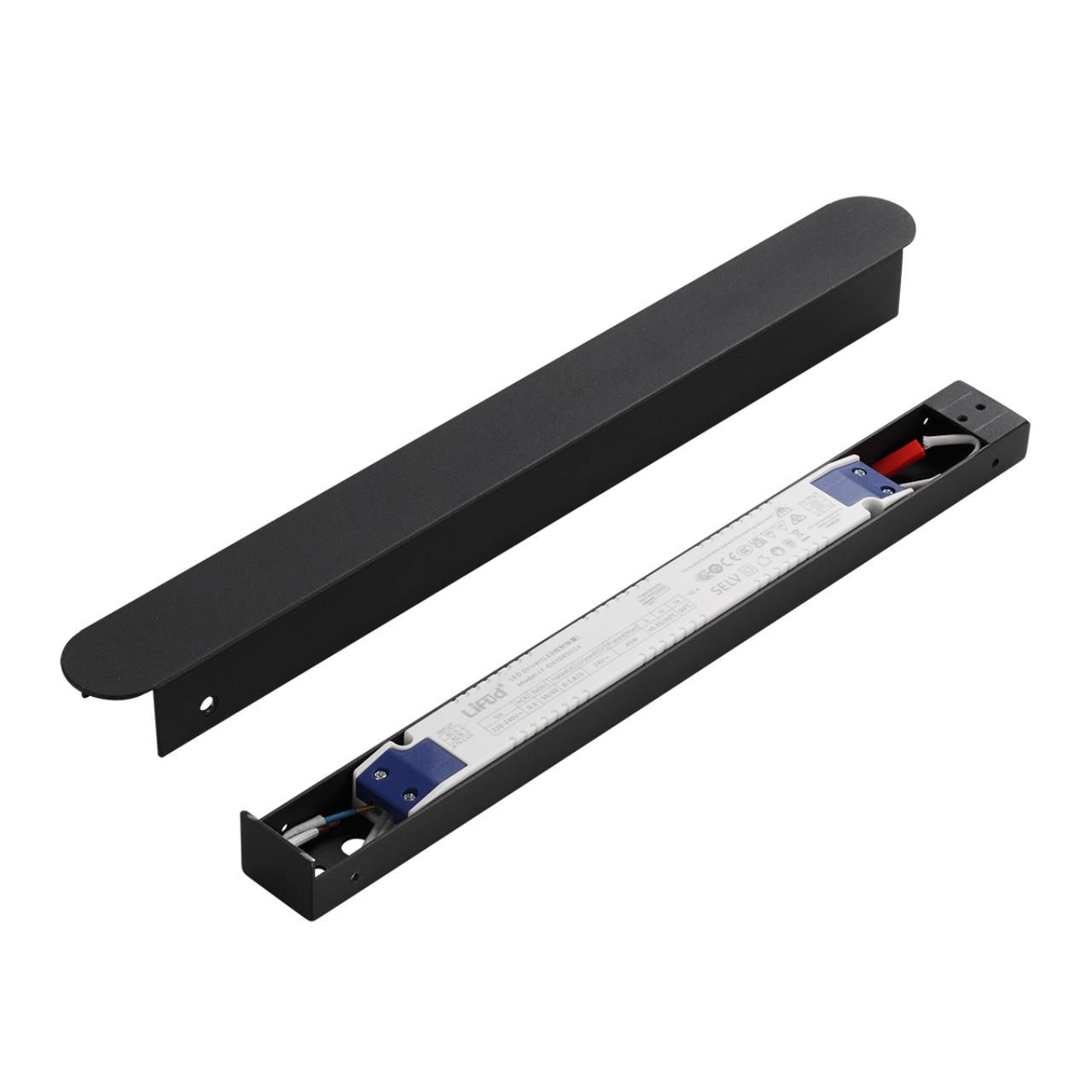 ODEON LIGHT 357784BL LEDA ODL26 (Для артикулов 7155) Драйвер  металл черный  IP20 LED 45W 24V FINO X