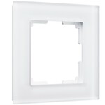 Werkel W0011105  Рамка на 1 пост Favorit (белый матовый,стекло)