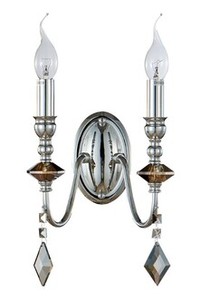 Бра CRYSTAL LUX MERCEDES AP2 CHROME/SMOKE