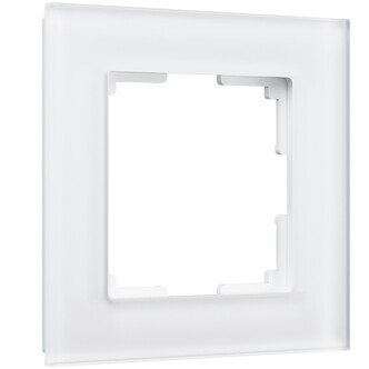 Werkel W0011105  Рамка на 1 пост Favorit (белый матовый,стекло)