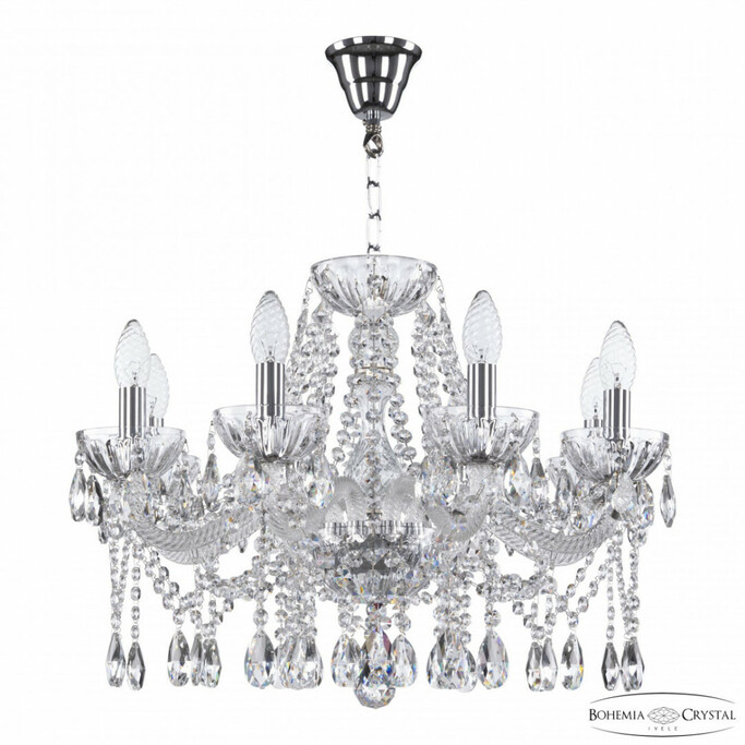 Светильник 5413 8 200 Ni Clear M-1H, 8х40 w, 58х43 см