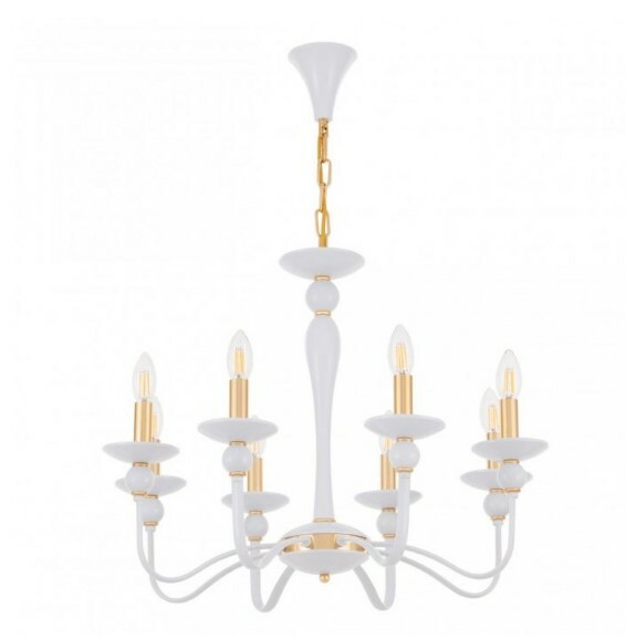 Светильник 810201.1.8.200.U.E14 Wh.Gd