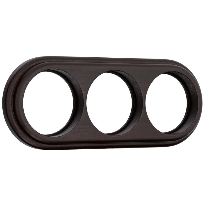 Werkel W0035226  Рамка на 3 поста (венге)