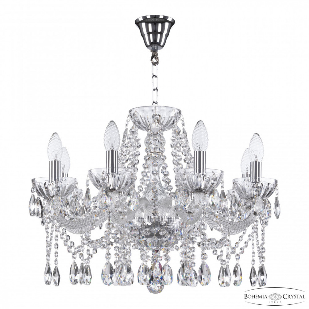 Светильник 5413 8 200 Ni Clear M-1H, 8х40 w, 58х43 см