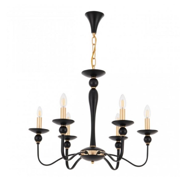 Светильник 810201.1.6.200.U.E14 Bk.Gd