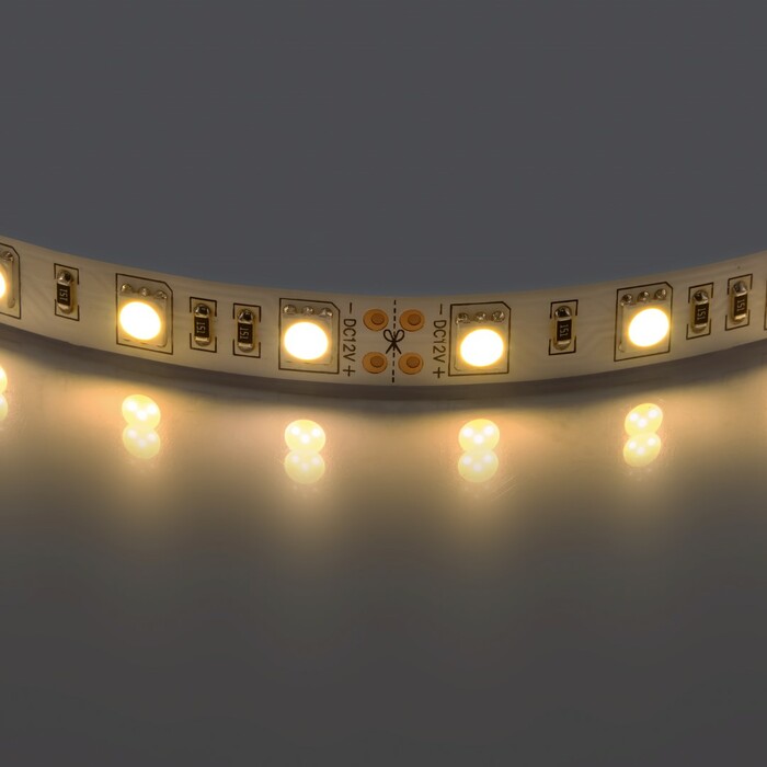 LIGHTSTAR 400052 Лента 5050LED 12V 14.4W m 60LED m 10-12lm LED IP20 2700K-3000K 200m box ТЕПЛЫЙ БЕЛЫ