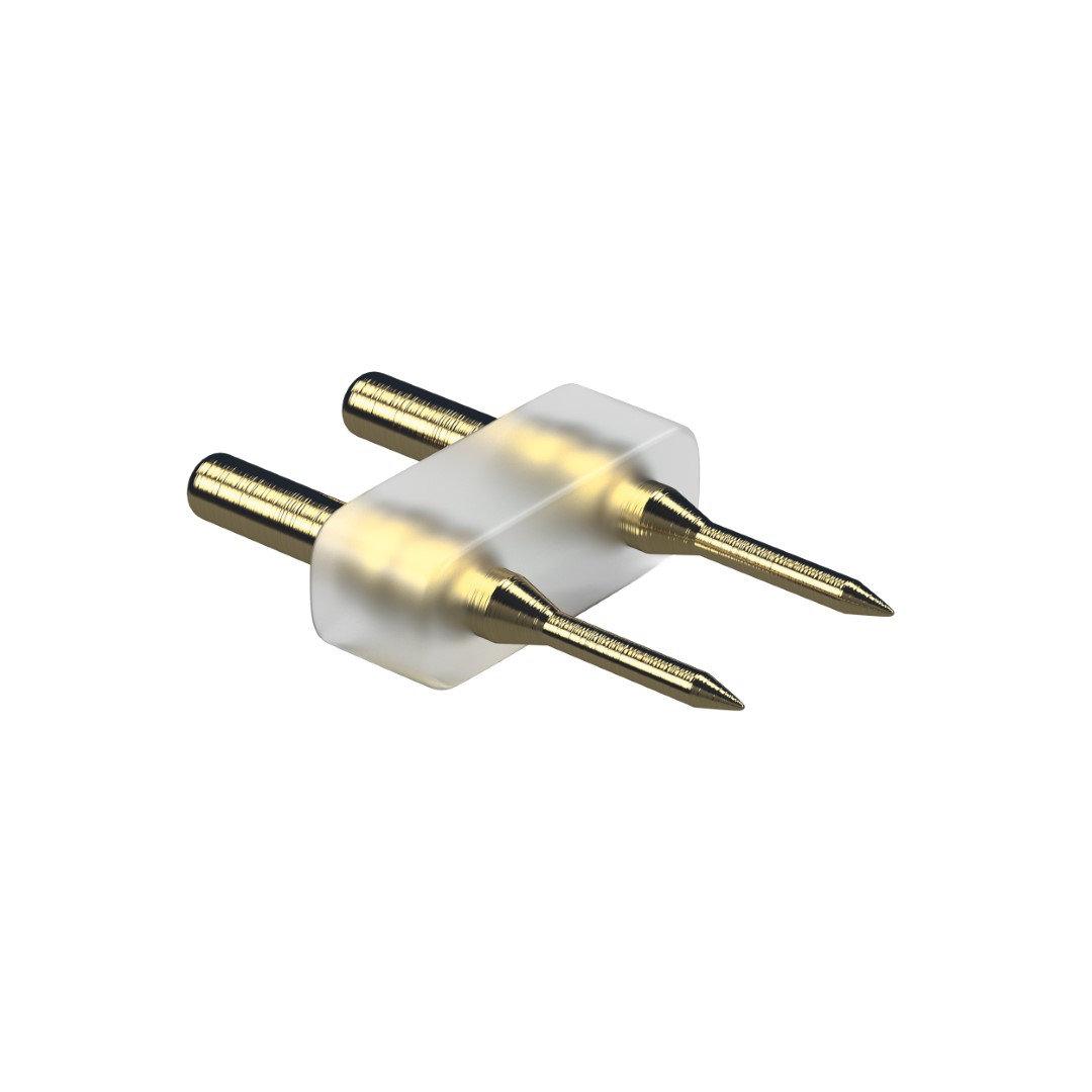 LIGHTSTAR 408902 Соединитель 2-штырьковый для ленты 220V 3528 60 3014 120 (питание-лента)