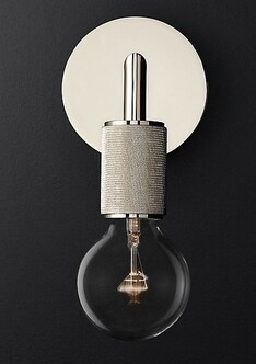 Бра Rh Utilitaire Single Sconce Silver By Imperiumloft