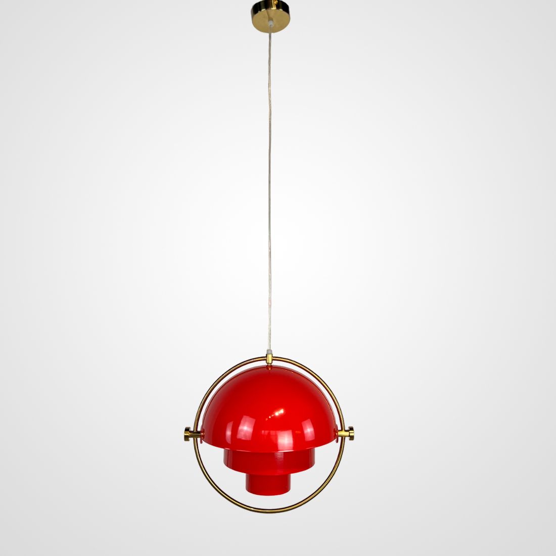 Люстра Louis Weisdorff Gubi Multi-Lite Pendant Red By Imperiumloft