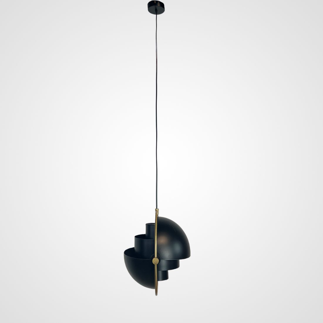 Люстра Louis Weisdorff Gubi Multi-Lite Suspension Lamp Black By Imperiumloft