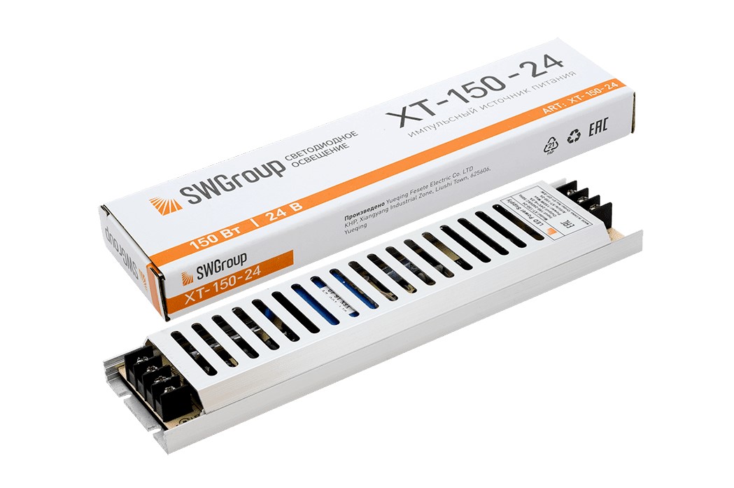 Блок питания 24В 150Вт IP20  XT-150-24