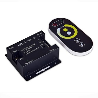 ST9002.400.00MIX Контроллер 2,4 G для светодиодной ленты MIX WHITE, 2-х канальный, DC12-24V  12А ST-