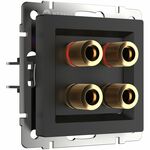 Werkel W1185008  Акустическая розетка (черный матовый)