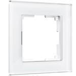 Werkel W0011101  Рамка на 1 пост Favorit (белый,стекло)