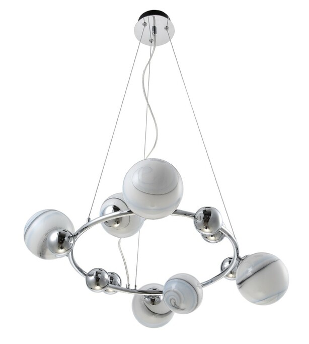 Люстра CRYSTAL LUX SALVADORE SP6H CHROME
